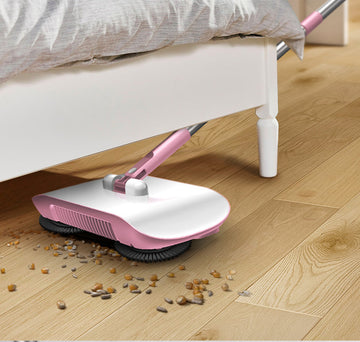 Hand Push Sweeper – 4-in-1 Floor Cleaning Mop