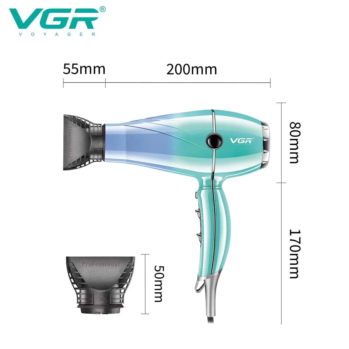 VGR V-452 High Power Hair Dryer