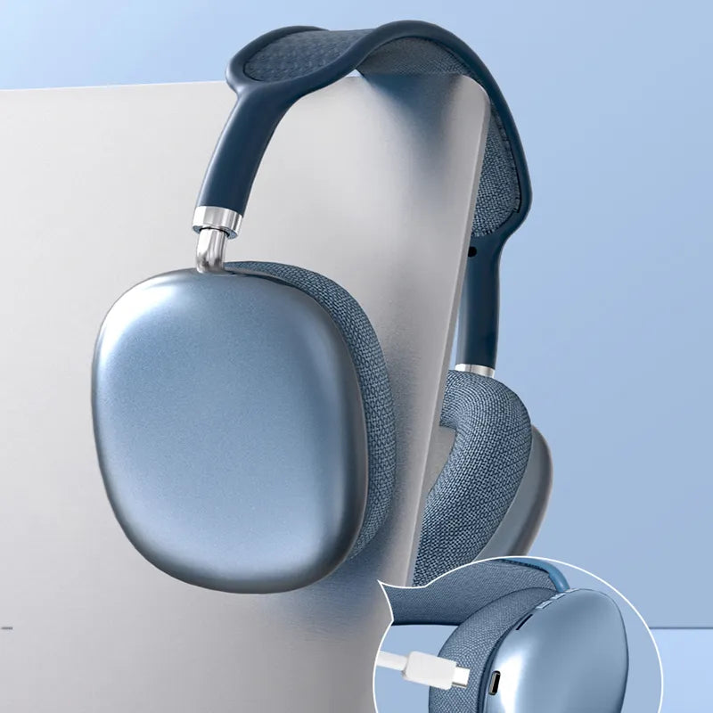 Wireless Bluetooth Headphones With Mic Noise Cancelling Headsets