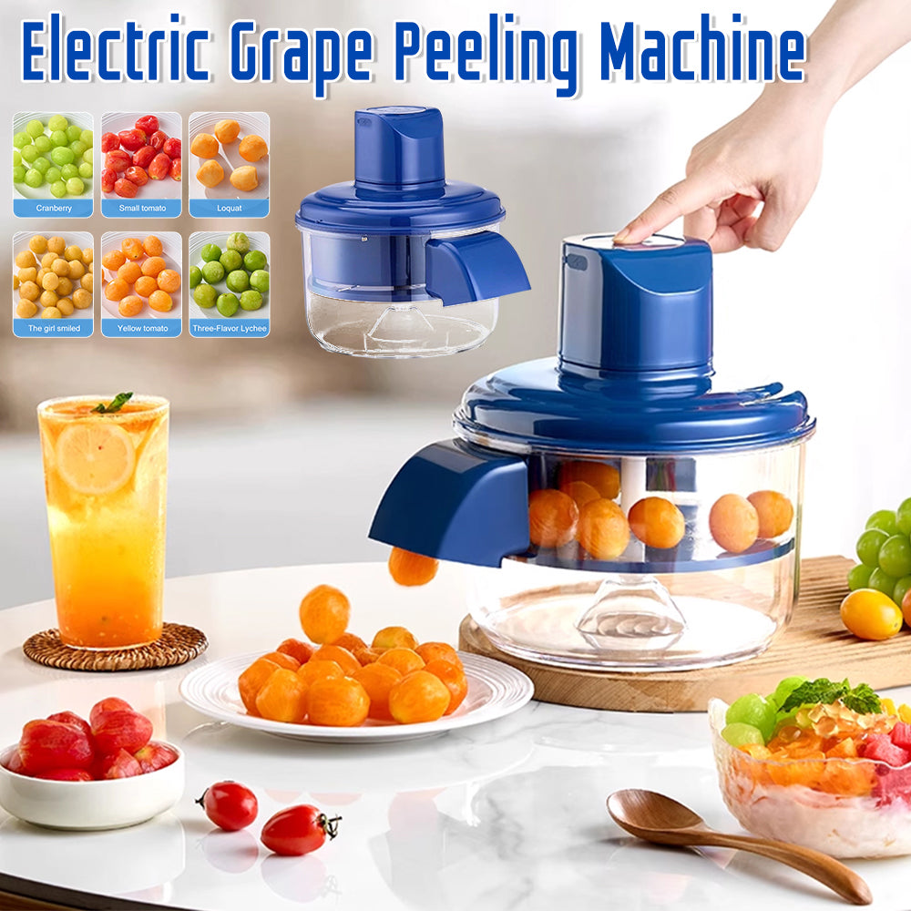 Automatic Electric Grape Peeler – Rechargeable Hands-Free Fruit Skin Remover