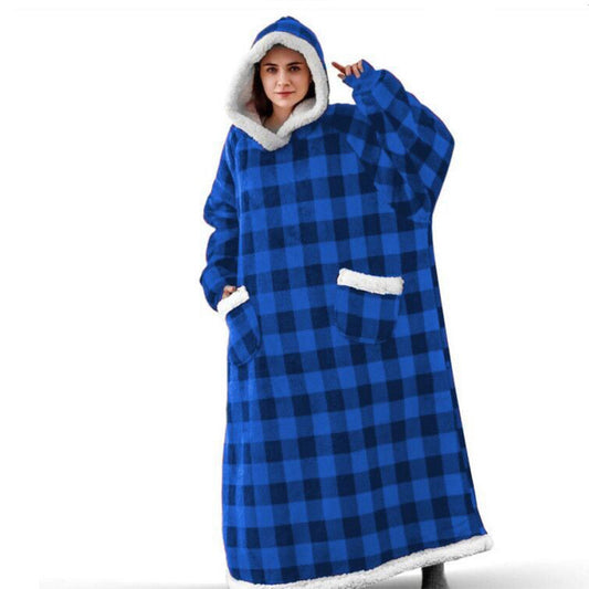 Cozy Lazy Blanket Hoodie – All-in-One Warm Pajama